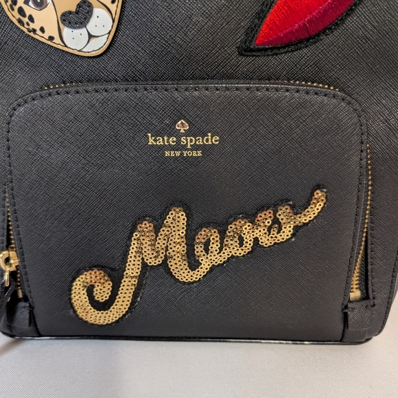 Kate Spade New York Run Wild Leopard Tomi Backpack Meow EUC - Picture 10 of 11